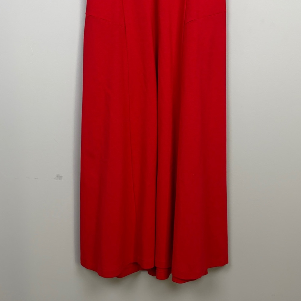 Soft Surroundings Scarletta Ponte Knit Red Maxi Dress SZ 6P - Picture 8 of 10